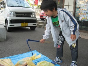 魚つり中～♪